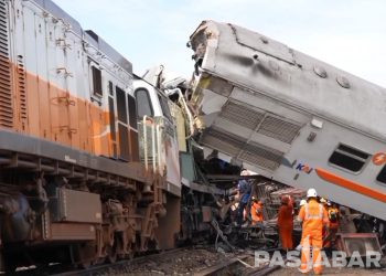 KNKT Periksa Petugas KAI Pasca Tabrakan Kereta di Cicalengka