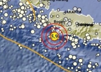 Kabupaten Bayah Banten Diguncang Gempa Magnitudo 5,9