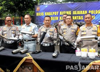 430 Knalpot Brong Disita Korlantas Polri di Minggu Pertama Januari 2024
