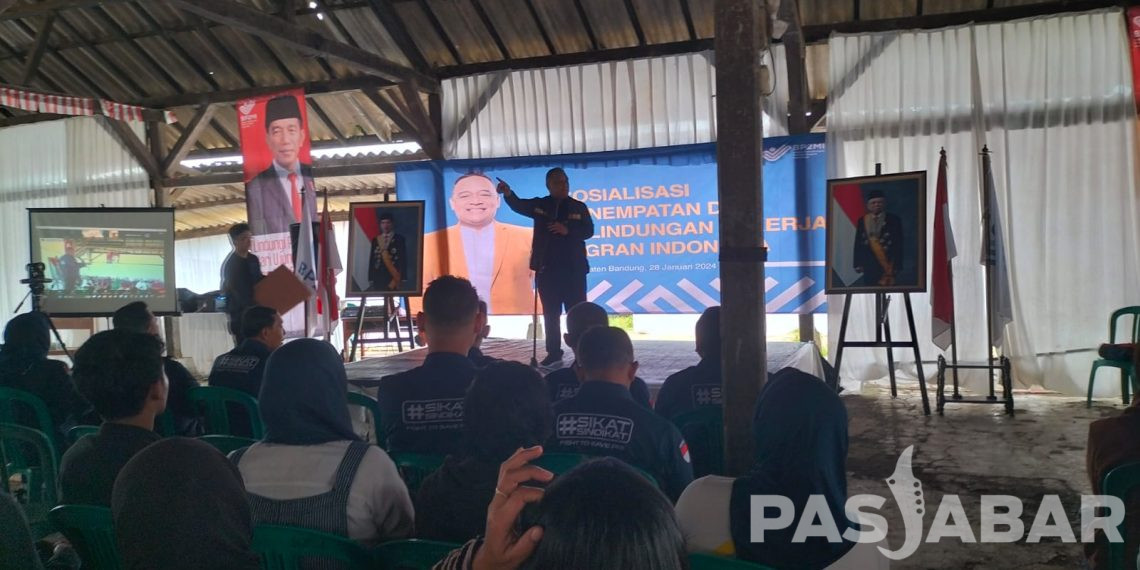 Badan Perlindungan Pekerja Migran Indonesia (BP2MI) kembali melakukan sosialisasi di Desa Tarumajaya, Kecamatan Kertasari, Kabupaten Bandung pada Minggu (28/1/2024).