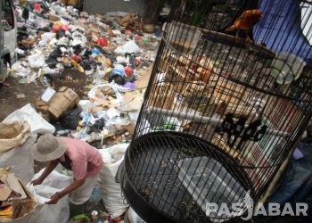 FOTO : TUMPUKAN SAMPAH DI PASAR