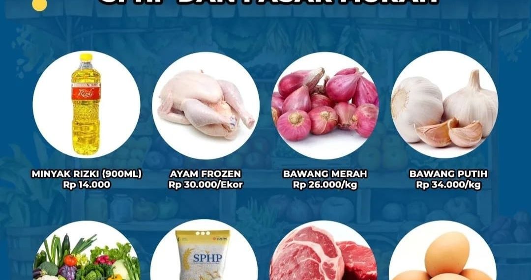 Jadwal Operasi Pasar Beras Medium SPHP dan Pasar Murah di Kota Bandung