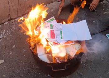 Pemusnahan 10 Ribu Surat Suara Rusak