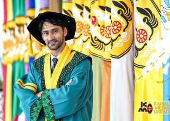 Mahasiswa Magister Ilmu Komunikasi Universitas Padjadjaran (Unpad) Abdul Qayoum Safi asal Afghanistan lulus dengan IPK tertinggi, yaitu 4,00.