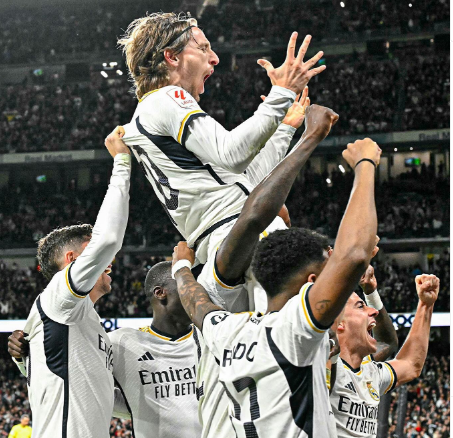 Real Madrid Menang atas Sevilla Lantaran Gol Tunggal Gelandang Veteran Luka Modric