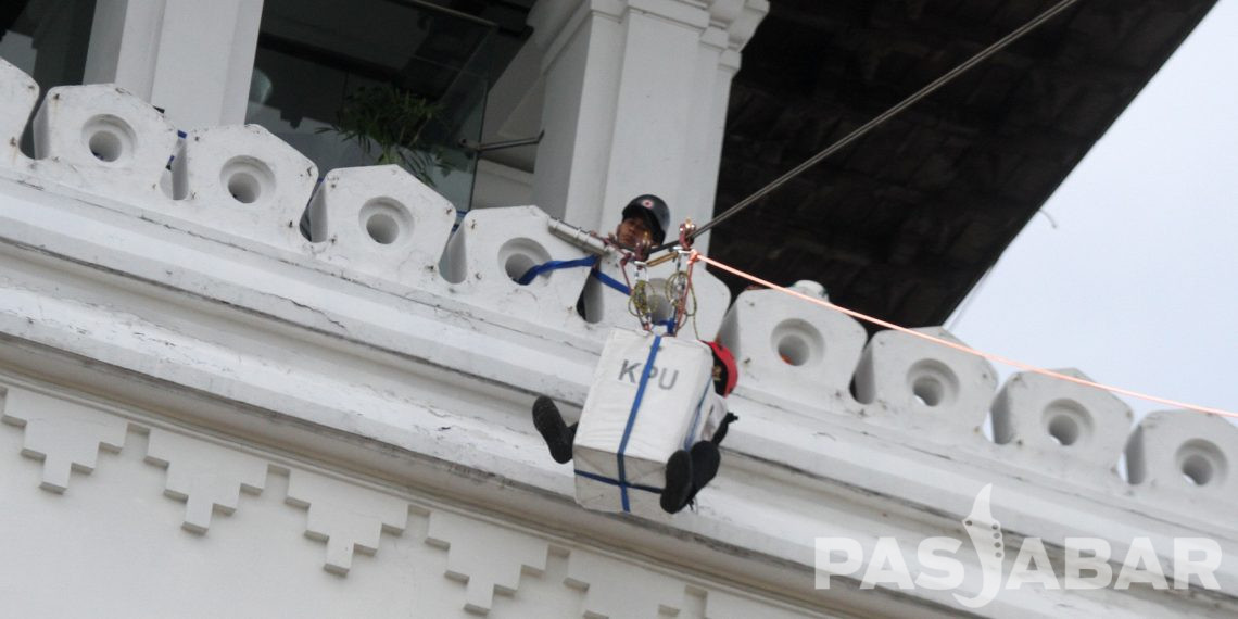 FOTO : APEL DAN SIMULASI KESIAPSIAGAAN BENCANA PADA PEMILU 2024