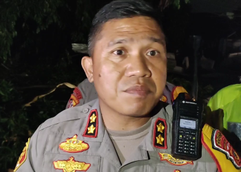 Pasca Angin Puting Beliung, Petugas Berlakukan Contraflow Arus Lalu Lintas