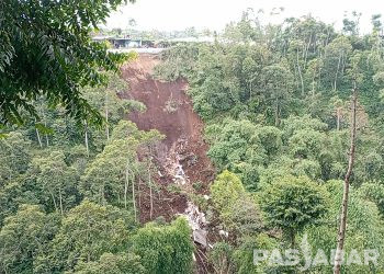 4 Kios Tergerus Longsor 100 Meter di Kabupaten Bandung Barat