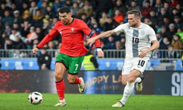 Meski Diperkuat Cristiano Ronaldo, Portugal Ditekuk Slovenia 2-0