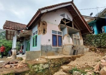 Gempa Magnitudo 6,2 di Garut Sebabkan 267 Rumah Rusak