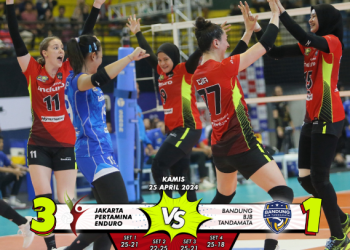 Spike Giovanna “Gia” Milana Tidak Mampu Dibendung Bandung BJB Tandamata