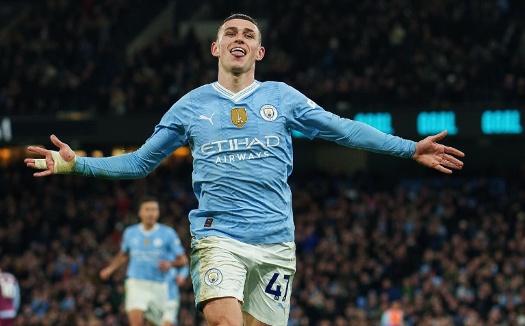 Foden Cetak Hattrick, Manchester City Kalahkan Aston Villa 4-1