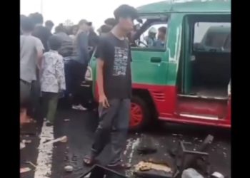 Kecelakaan Kembali Terjadi di Jalan Layang Ciroyom