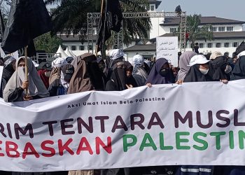 Ribuan Muslim Minta Pemerintah Kirim Pasukan Indonesia ke Palestina