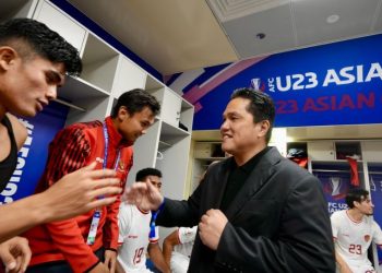 Tetap Bangga, Erick Thohir Beri Semangat Timnas U-23    