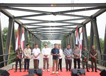 Pj Gubernur Jabar Resmikan Revitalisasi Jembatan Cikarang