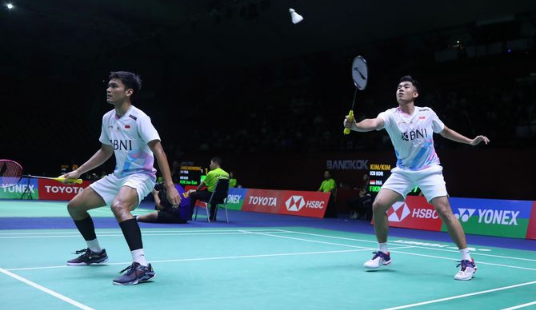 Bagas/ Fikri jadi Korban Ketangguhan Wakil Korea Kang/Seo