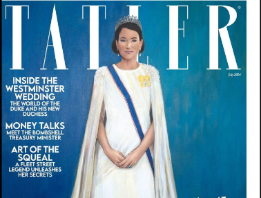 Lukisan Potret Kate Middleton di Sampul Majalah Tatler Dicibir Warganet