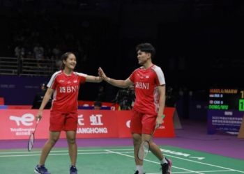 Lolos ke 16 Besar Indonesia Open 2024, Adnan/Nita Kalahkan Pasangan Jerman Jan/Isabel