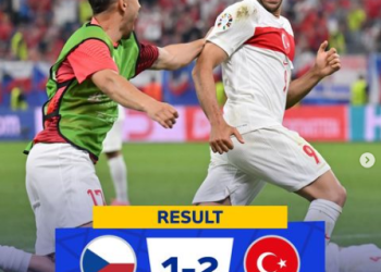 Piala Eropa 2024: Turki Kalahkan  Republik Ceko Lolos ke 16 Besar
