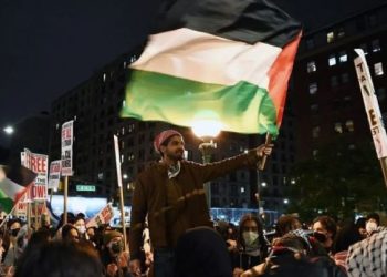 demonstran pro-palestina
