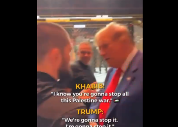 Khabib Minta Donald Trump Hentikan Agresi Israel ke Palestina