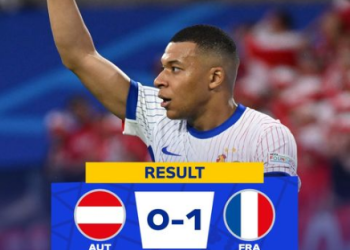 Piala Eropa 2024: Prancis Susah Payah Kalahkan Austria 1-0