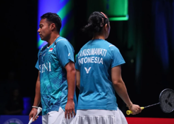 Rehan/Lisa Kandas Ditangan Pasangan Ganda Campuran China Zheng Si Wei/Huang Ya Qiong