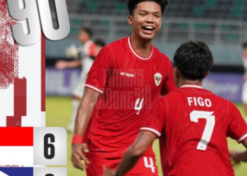 Timnas Indonesia U-19 Bantai Filipina 6-0 di Laga Grup A Piala AFF U-19 2024