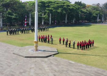 lapangan gasibu ditutup