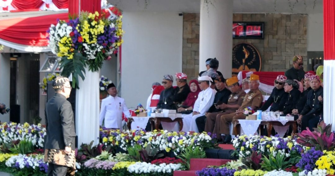 Ketua Umum PB Paguyuban Pasundan Hadiri Upacara Hari Jadi Jabar ke-79