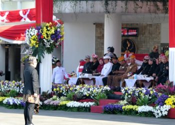 Ketua Umum PB Paguyuban Pasundan Hadiri Upacara Hari Jadi Jabar ke-79