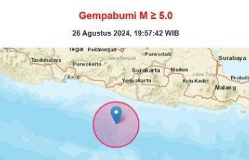 Gempa Gunung Kidul Terasa Hingga Solo dan Sekitarnya