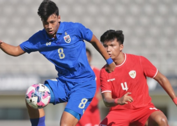 Timnas Indonesia U-20 Kalah dari Thailand 0-2