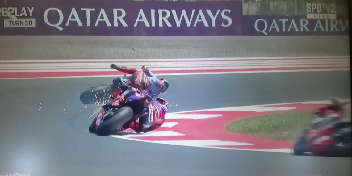 Sirkuit Mandalika “Kutukan”  Marc Marquez 2 Kali Terjatuh Dalam Sesi Kualifikasi GP Indonesia 2024