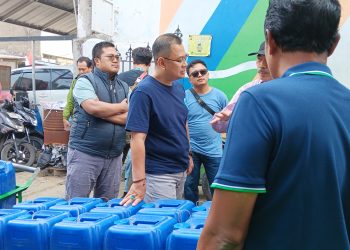 Kang Arfi Blusukan ke Blok Banjir