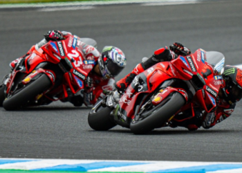 Francesco Bagnaia Menangi Sprint Race MotoGP Jepang Setelah Nyaris Terkejar Enea Bastianini dan Marc Marquez