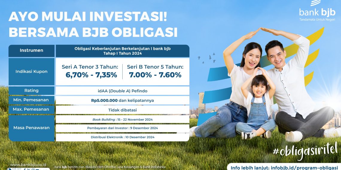 Sustainability Bond bank bjb Oversubscribed Hingga 4,66 Kali