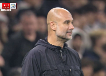 Viral, Guardiola Tersenyum saat Kalah dari Hotspur