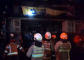 Bengkel Motor Nur Cholis Terbakar