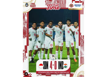 Timnas U20 Indonesia Pesta Gol, Membantai India 4-0