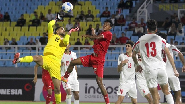 Timnas U20 Indonesia Dihajar Yordania 0-1