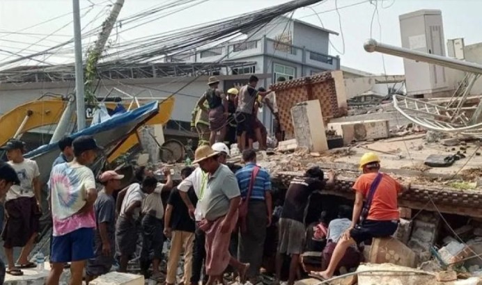 myanmar gempa