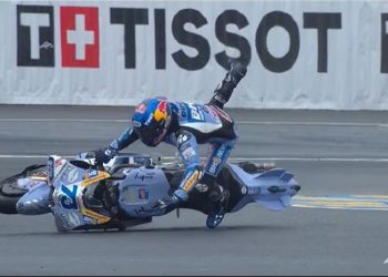 Dua Kali Jatuh, Alex Marquez Gagal Finis