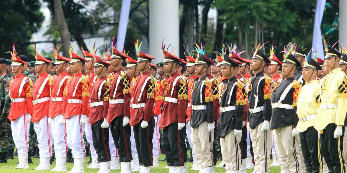 Siswa Panca Waluya Ikuti Upacara Harkitnas