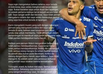 kartu merah Ciro Alves