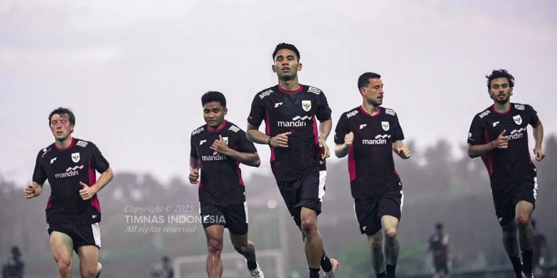 Sesi latihan Timnas Indonesia jelang lawan China. (Foto: PSSI)
