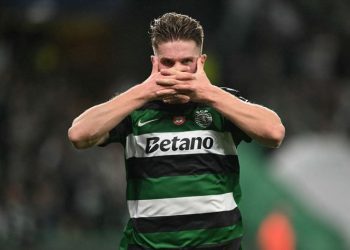 Agen Viktor Gyokeres dan Presiden Sporting CP mengeklaim masing-masing berbohong soal janji bernilai 1,3 triliun rupiah. (PATRICIA DE MELO MOREIRA/AFP)