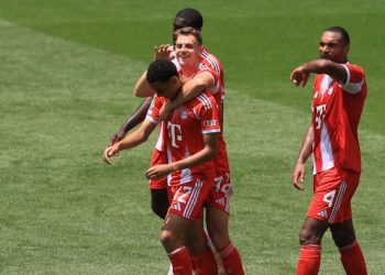Bayern Munich cukur Auckland City FC 10-0, Jamal Musiala cetak hat-trick. (IMAGN IMAGES via Reuters/KATIE STRATMAN)