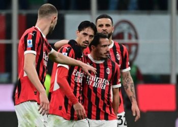 AC Milan dikabarkan telah setuju menjual Tijjani Reijnders (kedua dari kiri) ke Man City dengan harga 65 juta euro. (PIERO CRUCIATTI / AFP)